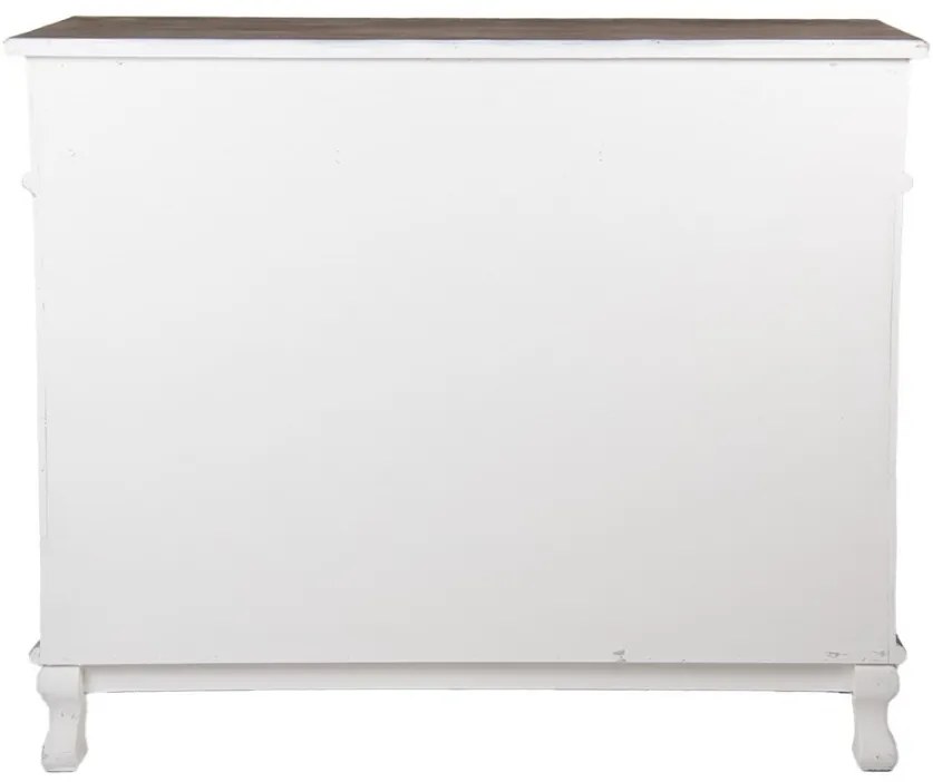 Comoda natur, din lemn masiv, aspect vintage, Eloise