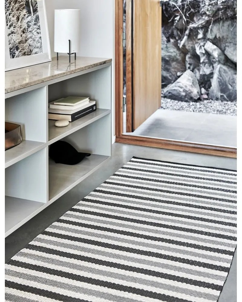 Covor tip traversă pentru interior și exterior gri/bej 70x240 cm Teo Warm Grey – Pappelina