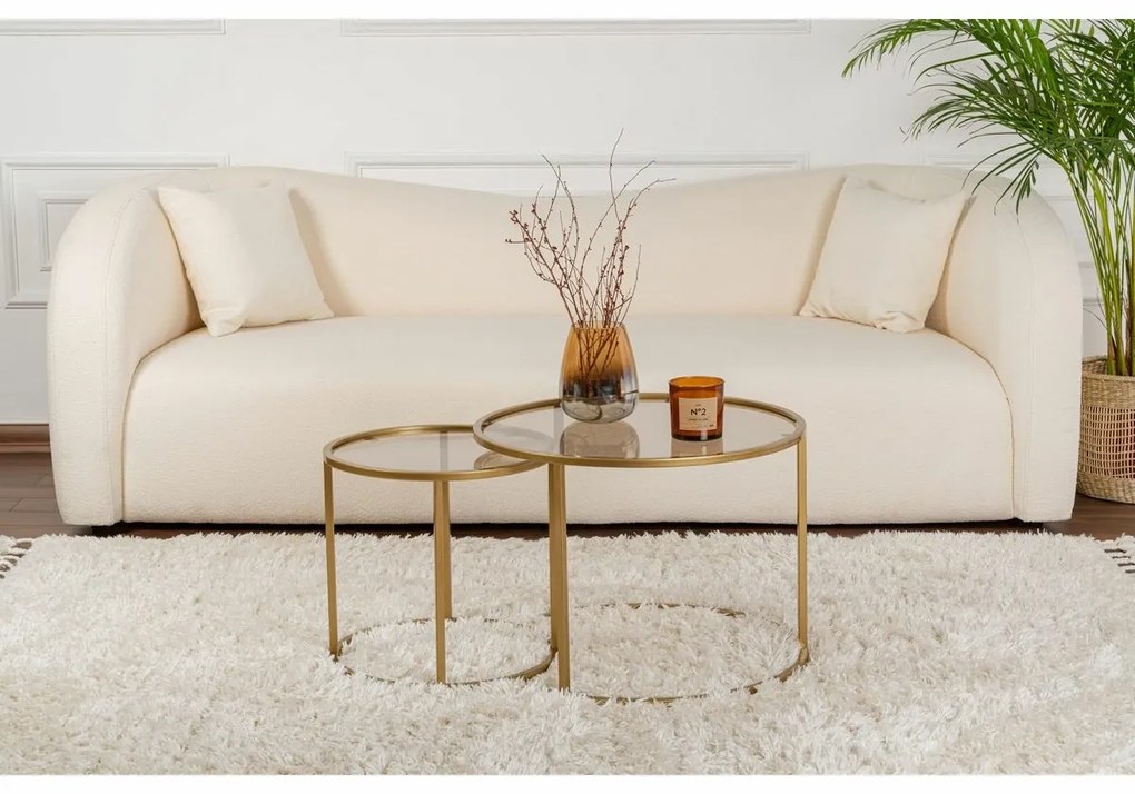 Set de măsuțe de cafea Aurum Gold and Bronze60 cm, 2 buc.