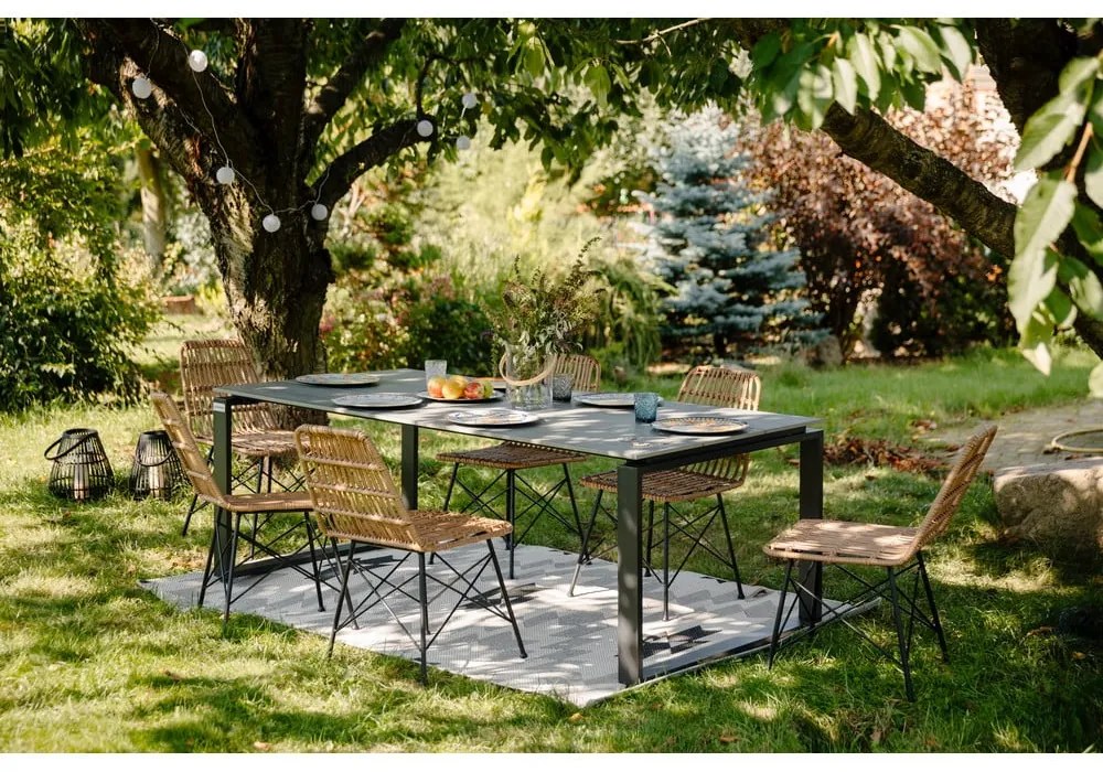 Masă de grădină Bonami Selection Strong, 100 x 100 cm, gri