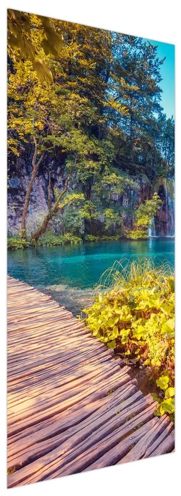 Fototapeta pentru ușă - lacul Plitvice (95x205cm)