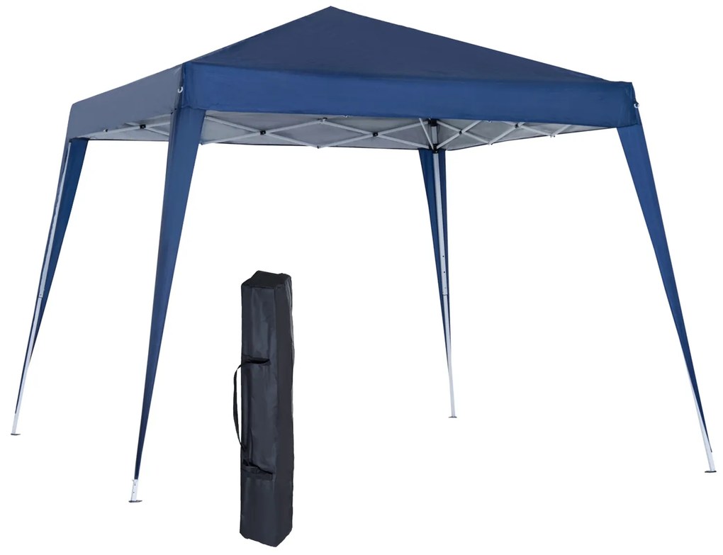 Outsunny Foisor Pliabil 2.4x2.4m, Foisor de Gradina Structura