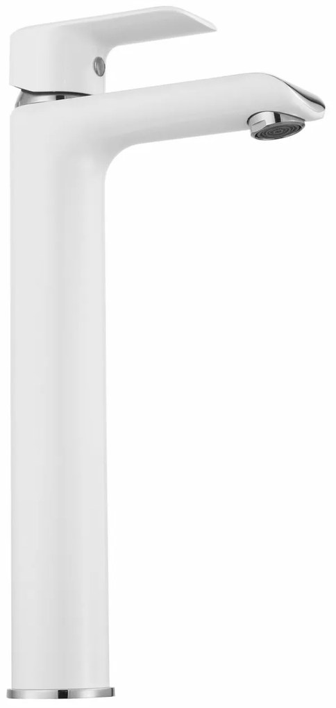 Baterie Bloom inalta alb/argintiu H30 cm