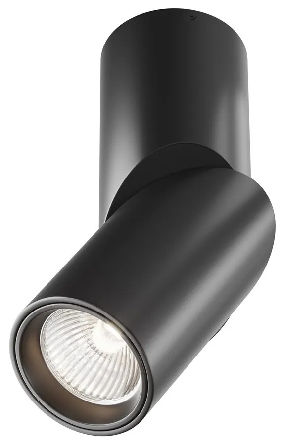 Spot LED aplicat directionabil design tehnic Dafne negru 4000K
