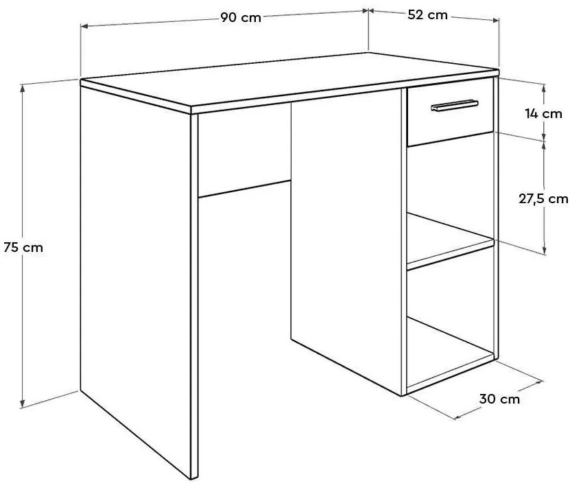 Masă PC Calliope 1 (antracit) . 1109388