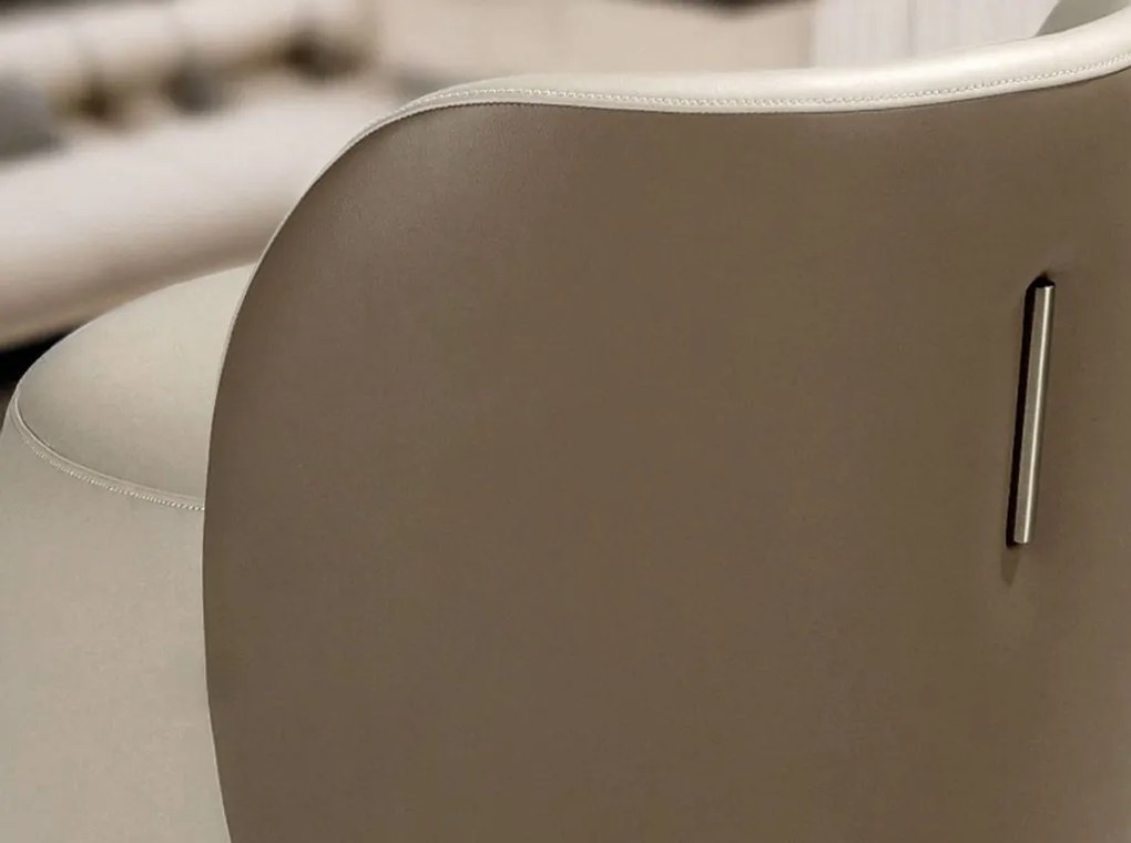 Taburete modern LUX piele sintetica Mink si Maro