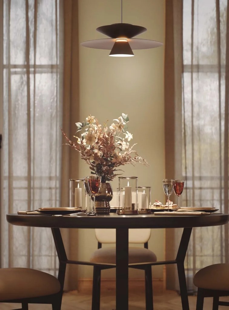 Lustra/Pendul LED design decorativ ESTRELLA khaki