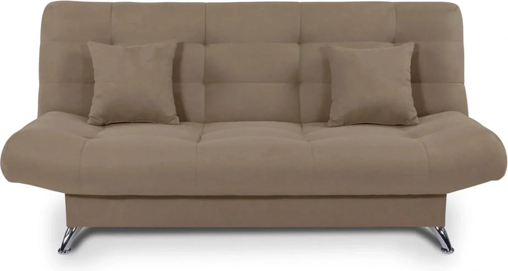 Canapea extensibila VIOLA, stofa maro - Elia 16, 192x89x48 cm