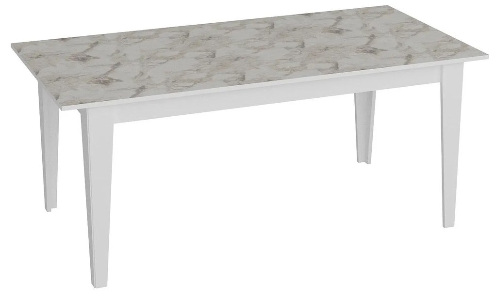 Masă sufragerie Poppy 5 (pentru 8 persoane) (Alb) . 1102474