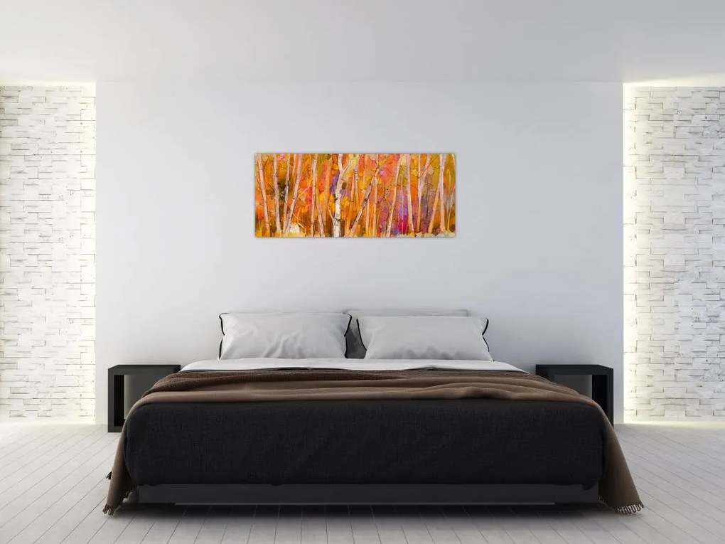 Tablou - Pădurea toamna (120x50 cm)
