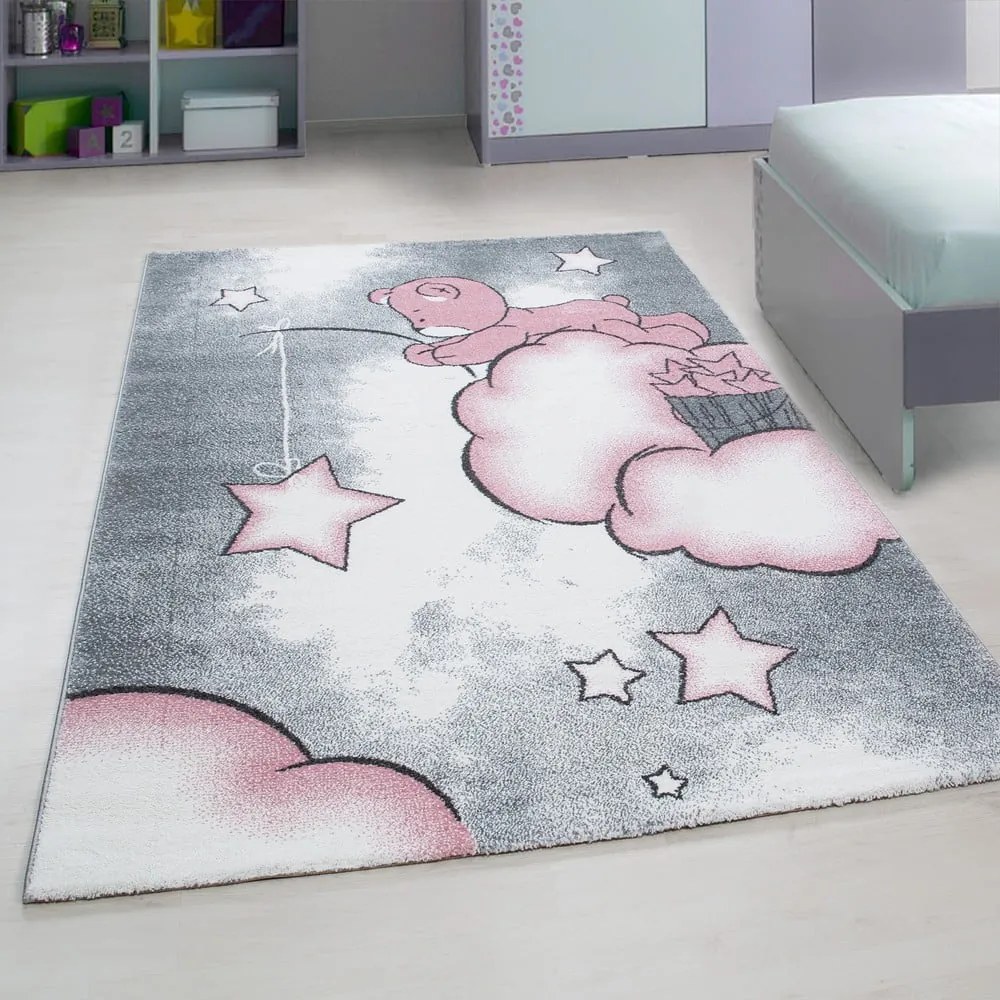 Covor pentru copii roz/gri 140x200 cm Kids – Ayyildiz Carpets