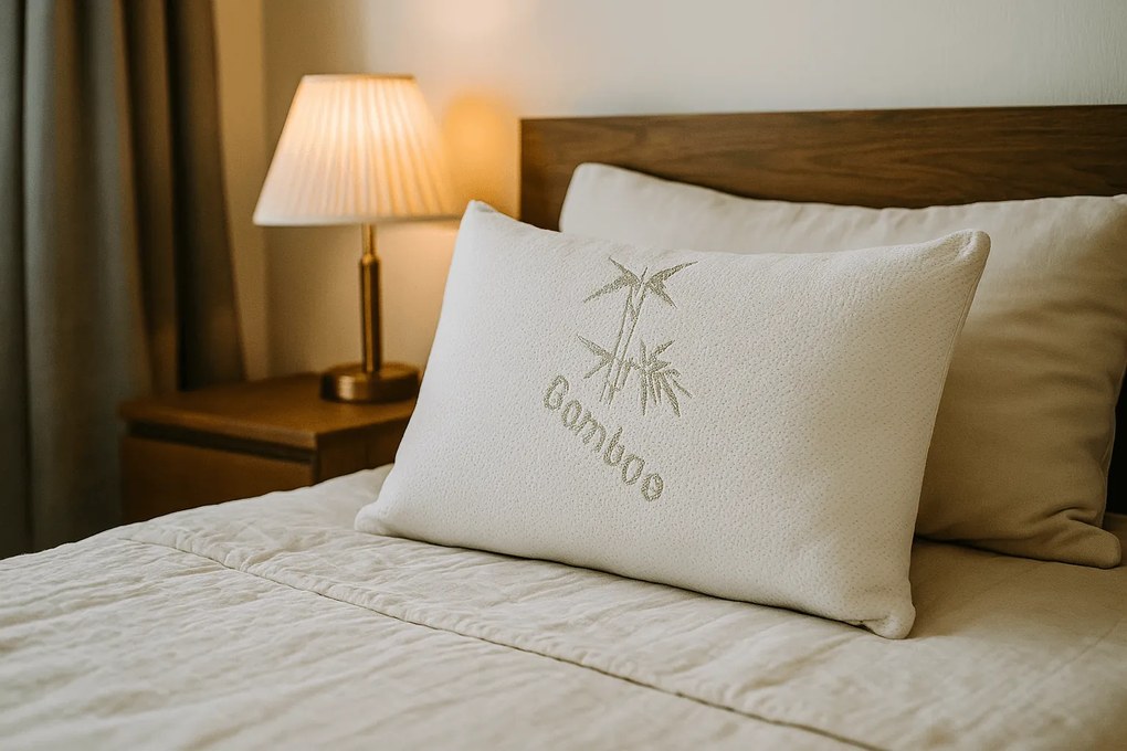 Perna cu spuma cu memorie BAMBOO DREAM 50x70 cm