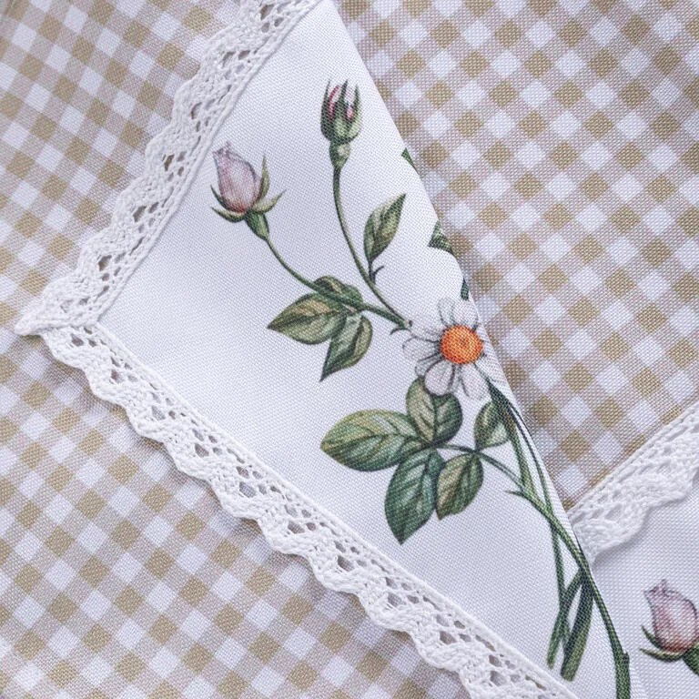 Fată de masă cu imprimeu TRANDAFIRI ÎNFLOREŞTE 85 x 85 cm