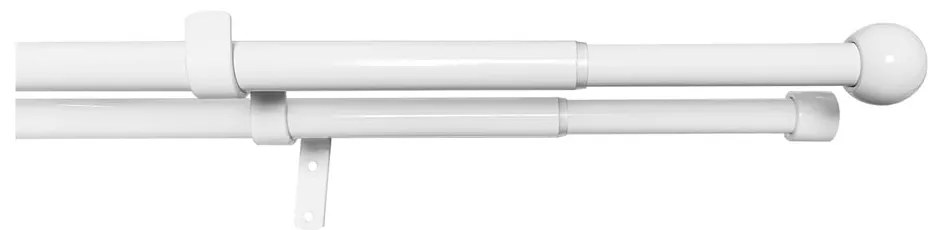 Galerie dublă extensibilă de perdea 200 - 350 cm din metal Koule - SP TREND