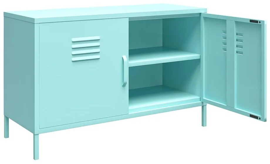 Dulap metalic albastru deschis 100x64 cm Cache - Novogratz