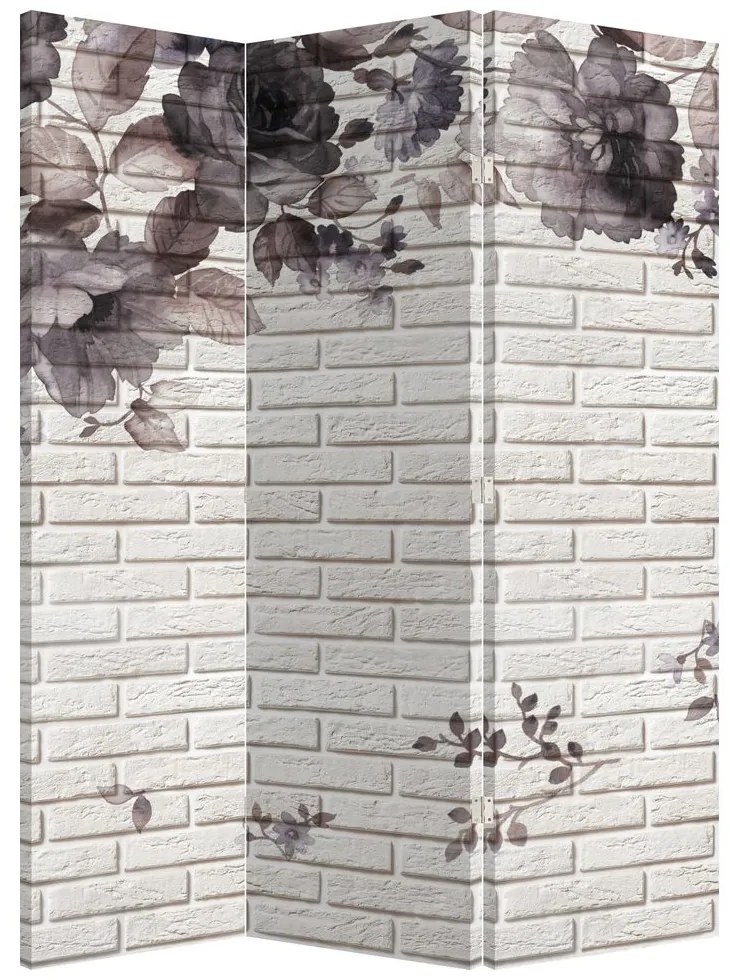 Paravan - Perete și buchet (126x170 cm)