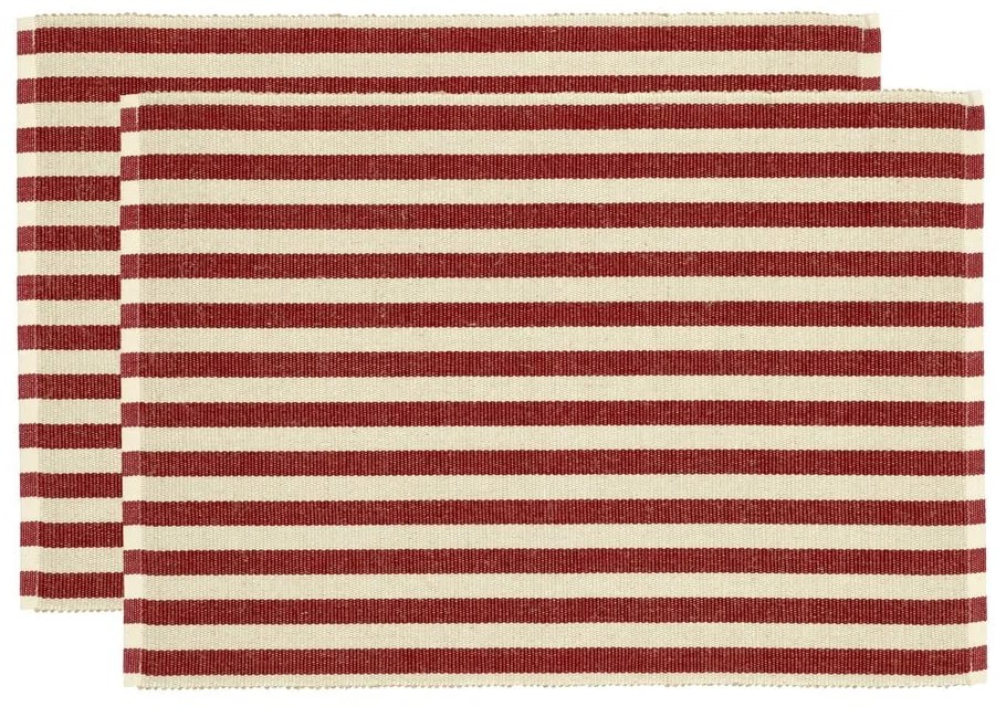 Suporturi pentru farfurii 2 buc. din amestec de iută 33x48 cm Statement Stripe – Södahl
