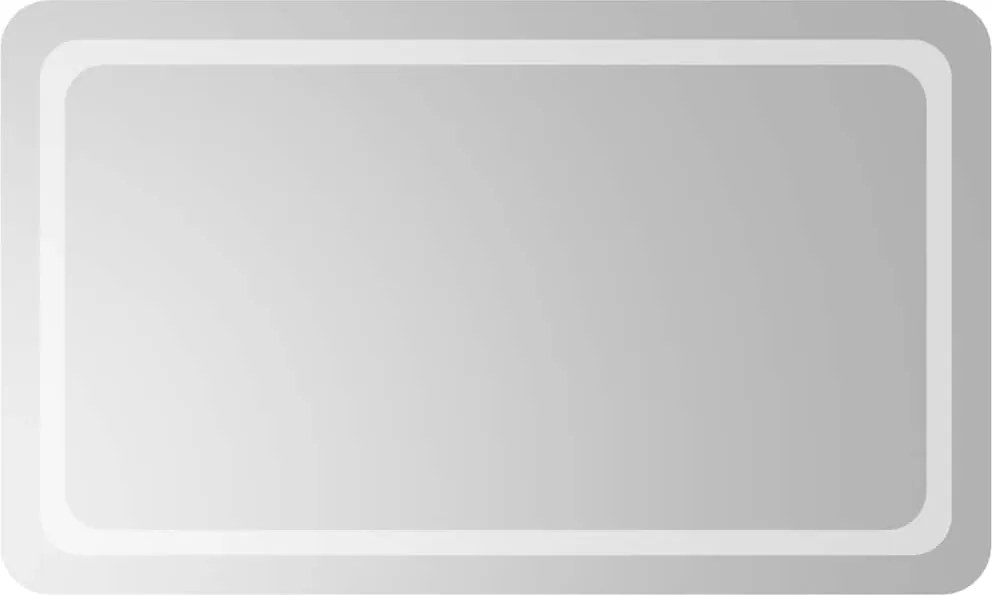 vidaXL Oglindă de baie cu LED, 100x60 cm