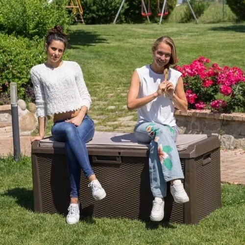 Cutie de depozitare pentru grădină Santorini Plusmaro , 560 l