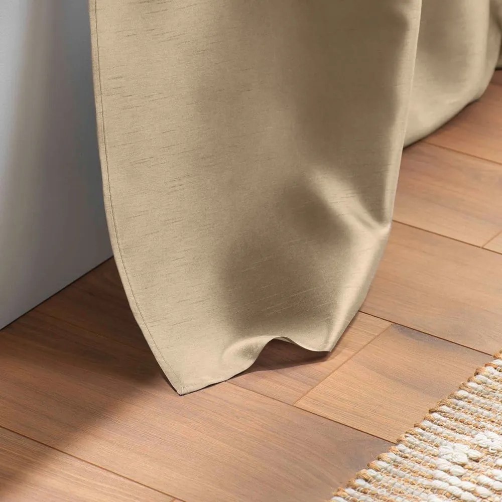 Draperie bej din satin 140x240 cm Shana – douceur d'intérieur