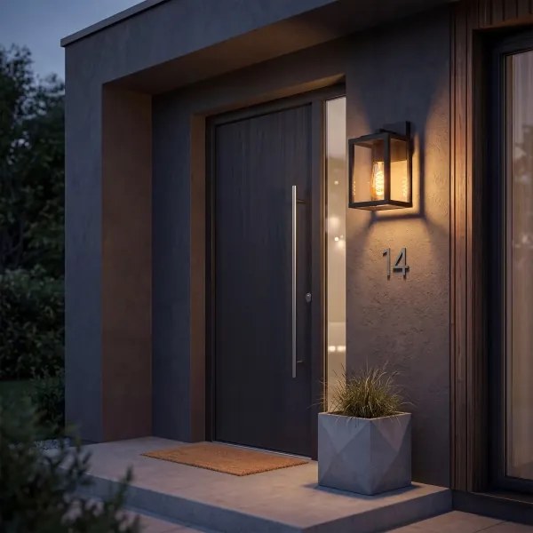 Lampă de perete de exterior 1xE27/40W/230V IP54 neagră