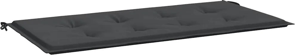 vidaXL Pernă de bancă de grădină, negru, 120x50x4 cm, textil oxford