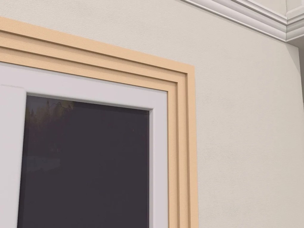 Ancadrament fereastra exterior FP136 dimensiuni 125x40x2000mm