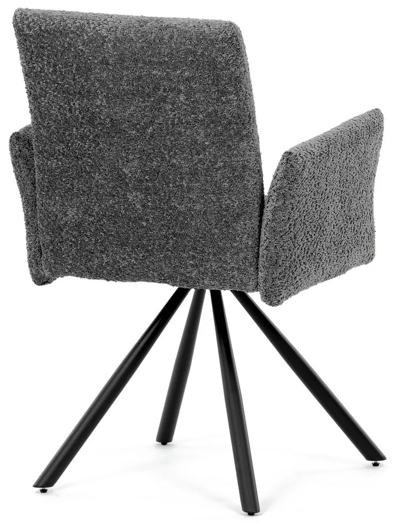 Set de scaune de sufragerie cu mecanism deîntoarcere DCH-W1117 GREY2, 2 buc.