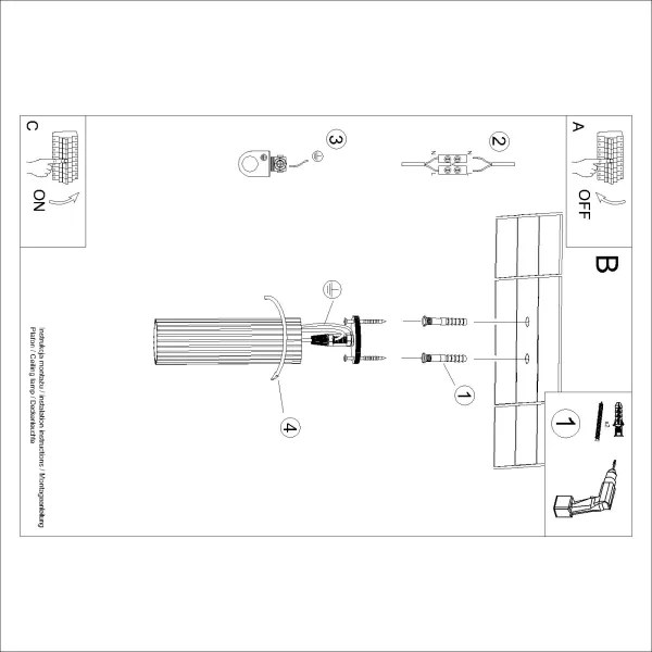 Brilagi - Spot CRESTO 1xGU10/10W/230V 20 cm alb