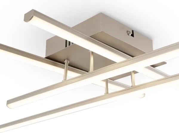 Brilagi - Plafonieră LED STRIPES, 37W, 230V, argintie