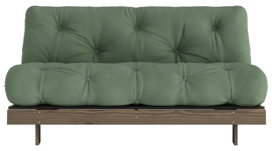 Canapea verde extensibilă 160 cm Roots – Karup Design