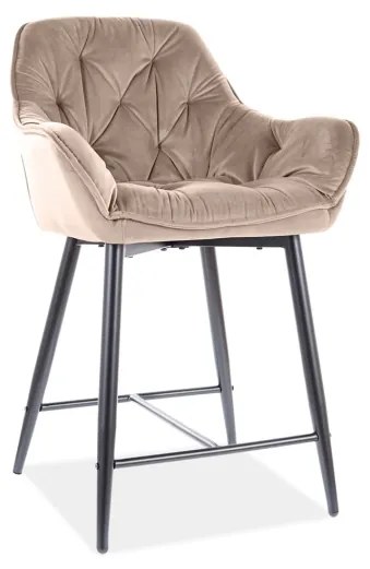 Expedo Scaun de bar BERRY H-2 Velvet, 56x88x40, bluvel 28