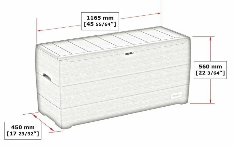 Duramax Cutie de depozitare pentru grădină,antracit, 270 l