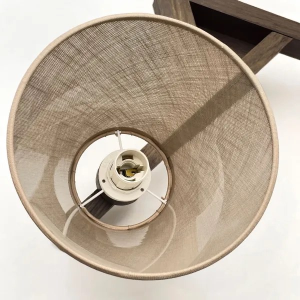 Brilagi - Lustră aplicată LED ANTHONY 3xE14/40W/230V stejar-nuc/bej