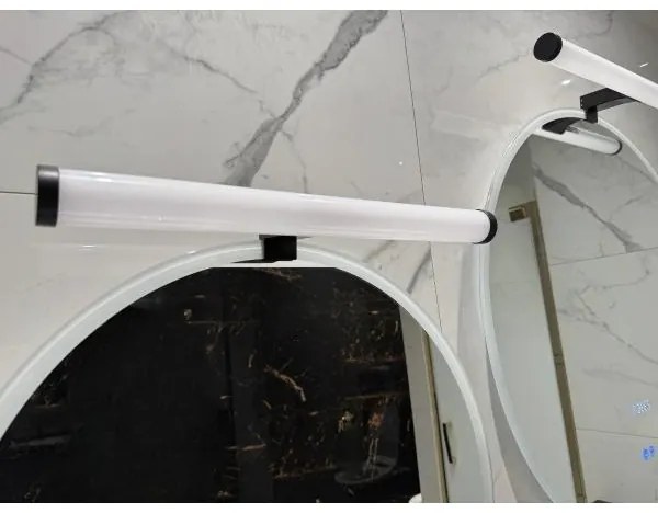 Lampă LED pentru oglindă de baie, 10W, 230V, 45 cm, IP44, negru