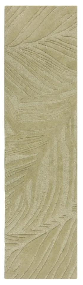 Covor vertip traversă din lână 60x230 cm Lino Leaf – Flair Rugs
