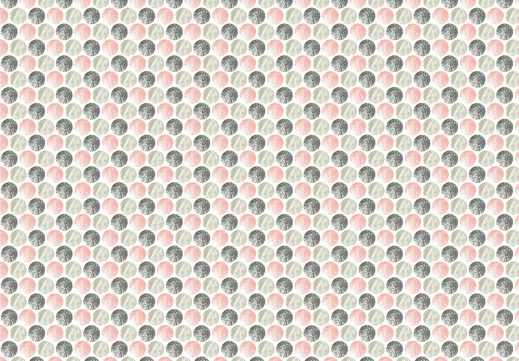 Fototapet - Cercuri Mozaic (152,5x104 cm), în 8 de alte dimensiuni noi