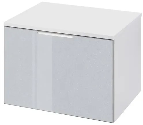 Dulap baza lavoar Cersanit Stillo 60 cm gri lucios