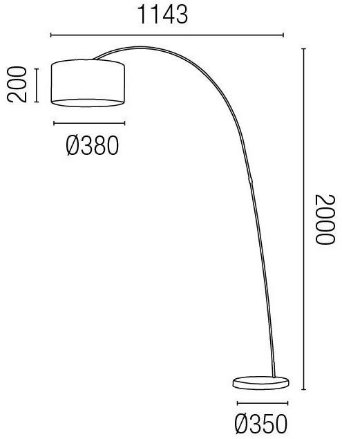 Lampadar, lampa de podea Papua 68463