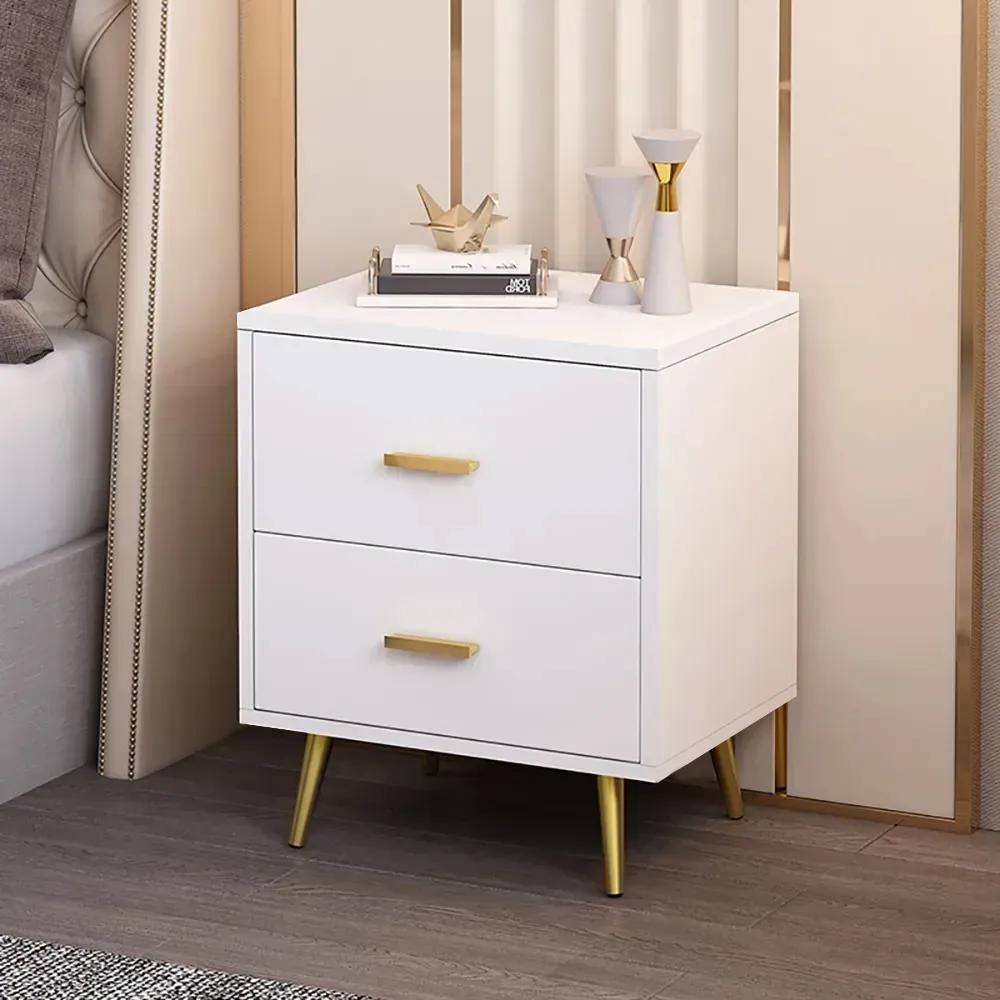 Șifonier în stil modern pentru dormitor, culoare albă - Model DEPRIMO 20505 | Noptiere elegante și funcționale by Deprimo