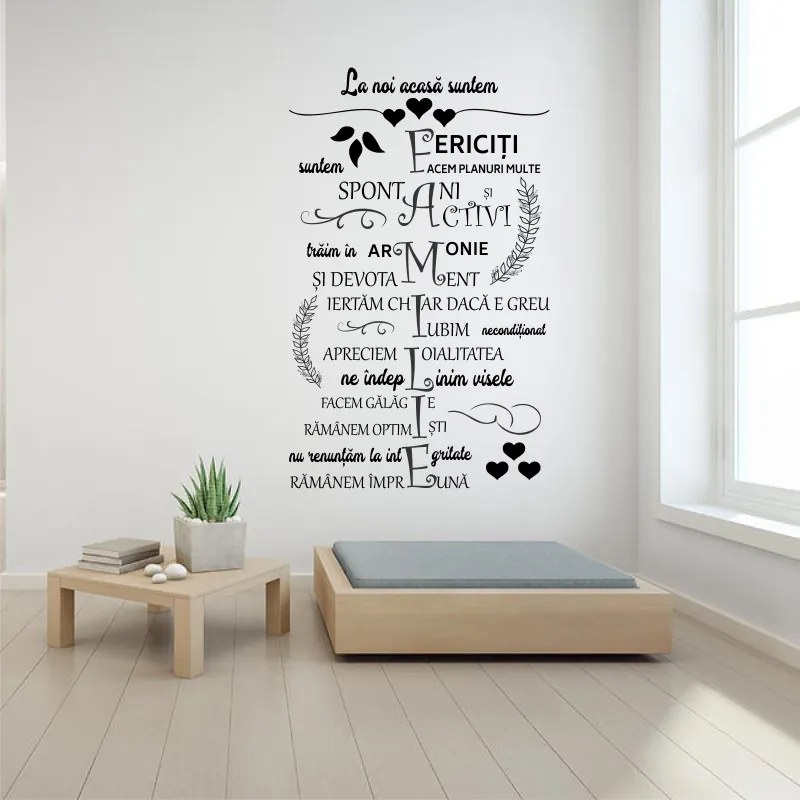 Sticker perete FAMILIE