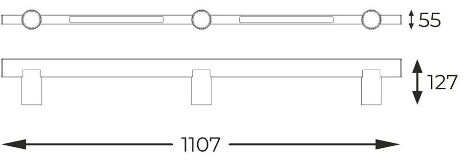 Plafoniera LED cu spot directionabil, 3xGU10, MANNARI