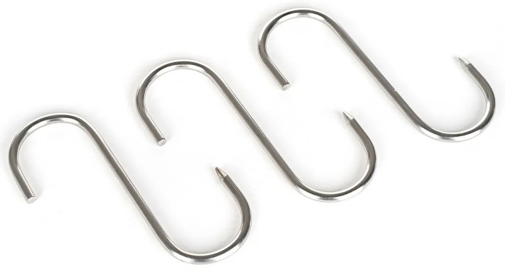Banquet Cârlig din oțel inoxidabil pentruafumătoare AKCENT 11 x 8,5 cm, 3 buc., S