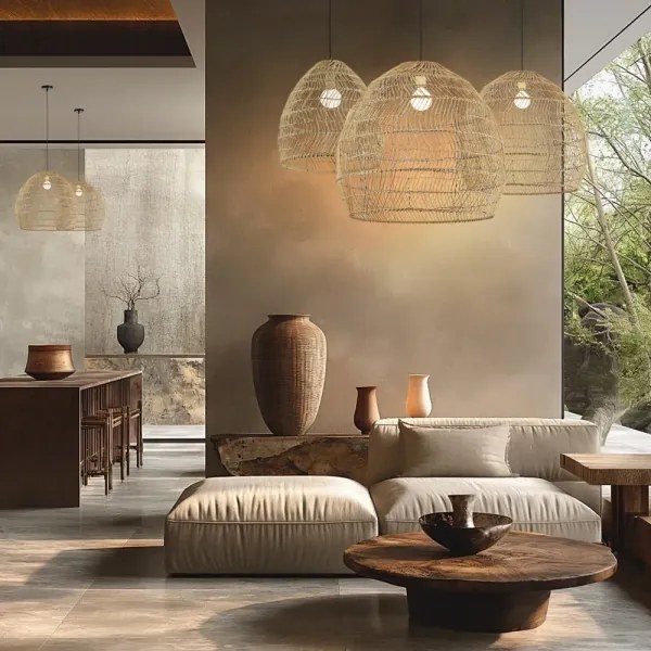 Immax 08261L - Lustră suspendată pe cablu BOHO DELICADO 1x E27/40W/230V Ø 60 cm