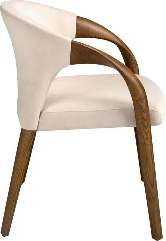 Scaun modern stil avangardist Cream