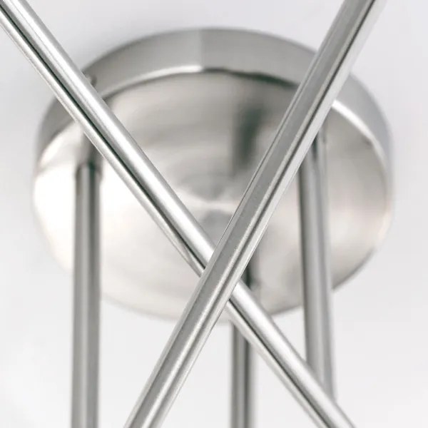 Lustră aplicată Orion DL 7-786/6 SNOWWHITE 6xG9/20W/230V d. 84 cm crom mat