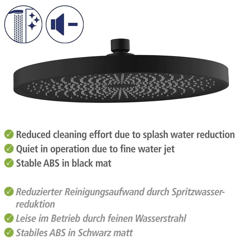 Cap de duș ø 26 cm Soft Water – Wenko