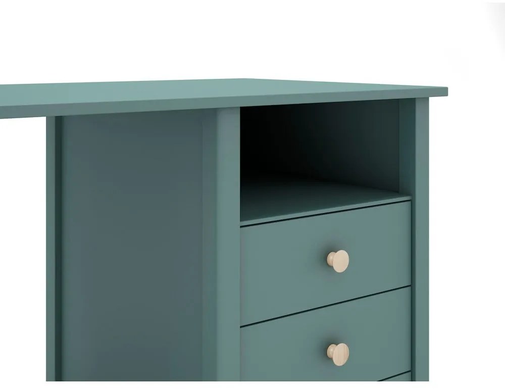Birou de copii din lemn masiv de pin 54x120 cm Max – Marckeric