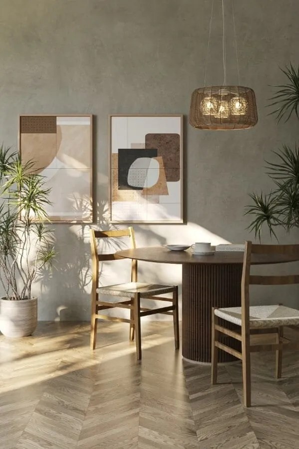 Lustra boho style design natural KOSHI II