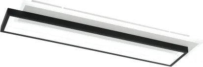 Brilagi - Plafonieră LED dimabilă OUTLINE LED/66W/230V 15x60 cm alb/negru + telecomandă